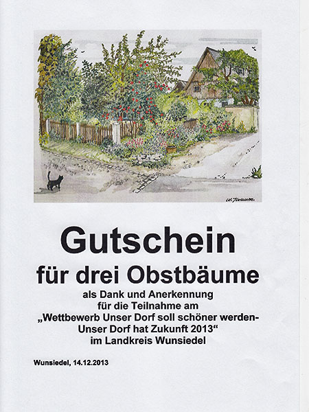 Unser Dorf soll schöner werden 2013